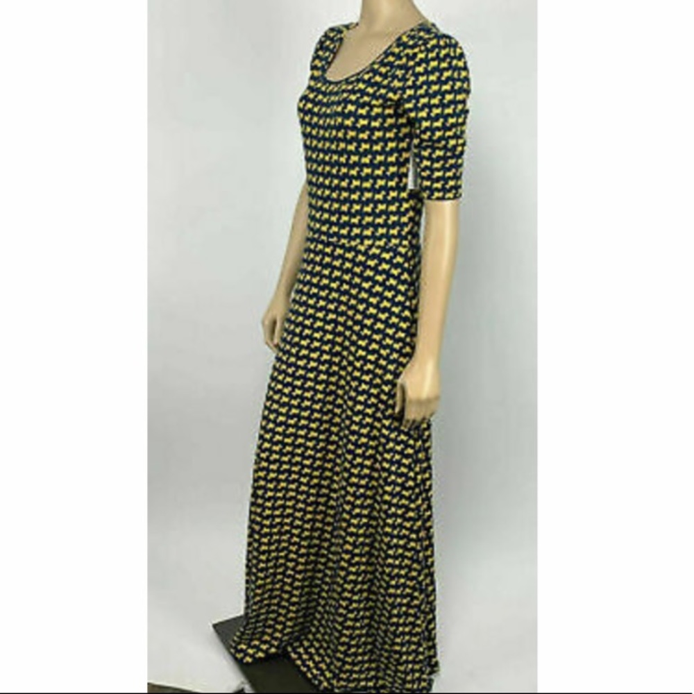 Lularoe cute doggy imprint maxi dress